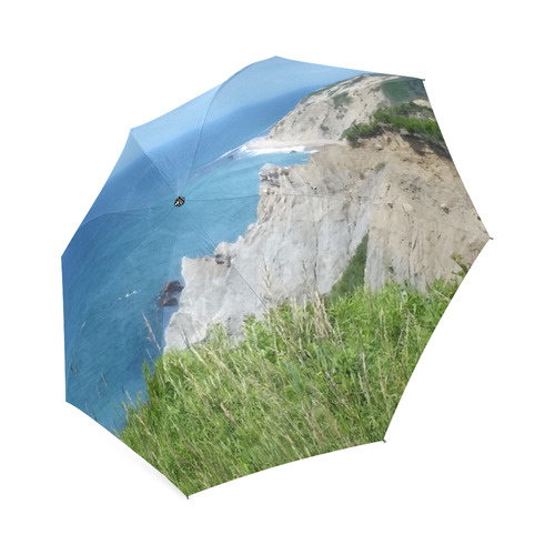 Block Island Bluffs - Block Island, Rhode Island Foldable Umbrella (Model U01)