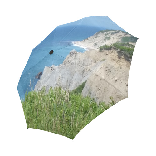 Block Island Bluffs - Block Island, Rhode Island Auto-Foldable Umbrella (Model U04)