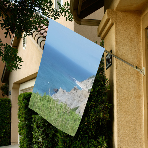 Block Island Bluffs - Block Island, Rhode Island Garden Flag 28''x40'' （Without Flagpole）