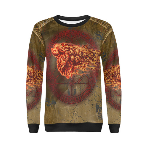 Awesome, creepy flyings skulls