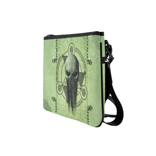 Scary skull Slim Clutch Bag (Model 1668)