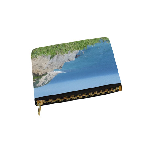 Block Island Bluffs - Block Island, Rhode Island Carry-All Pouch 6''x5''