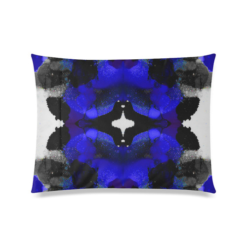 "Indigo" Custom Zippered Pillow Case 20"x26"(Twin Sides)