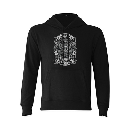 Street Rebellion Black Oceanus Hoodie Sweatshirt (NEW) (Model H03)