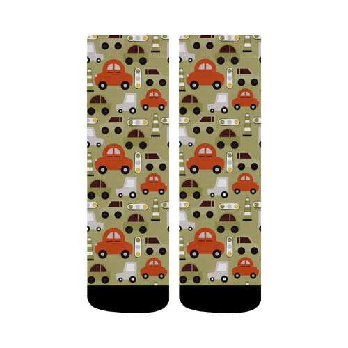 toy cars pattern Crew Socks