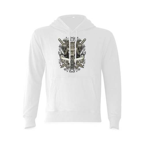 Samurai White Oceanus Hoodie Sweatshirt (NEW) (Model H03)