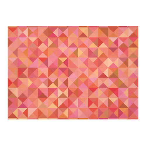 Mosaic Pattern 6 Cotton Linen Tablecloth 60"x 84"