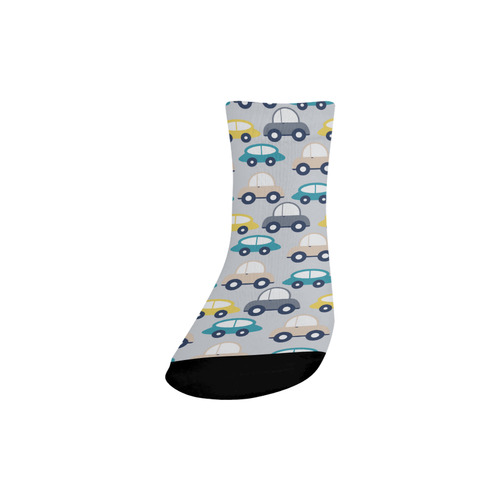 kids retro cars Quarter Socks