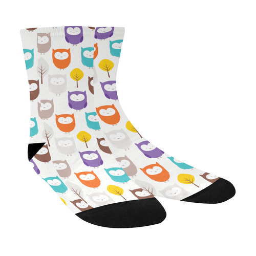 owls tree Crew Socks