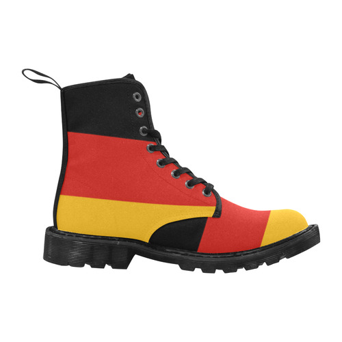 German Flag Colored Stripes Martin Boots for Men (Black) (Model 1203H)