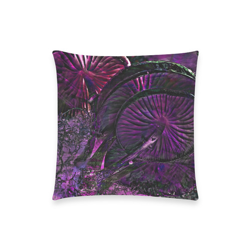 Shroom Art Custom  Pillow Case 18"x18" (one side) No Zipper