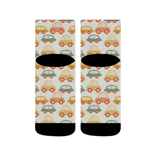 seamless retro cars Quarter Socks