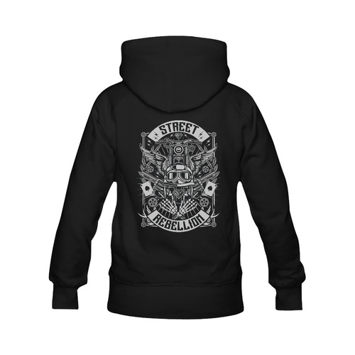 Street Rebellion Black Men's Classic Hoodie (Remake) (Model H10)