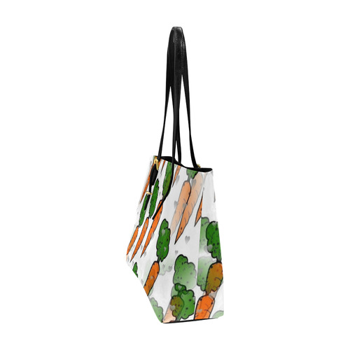 Carrot Popart by NIco Bielow Euramerican Tote Bag/Large (Model 1656)