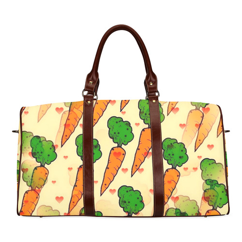 Carrot Popart by NIco Bielow Waterproof Travel Bag/Small (Model 1639)