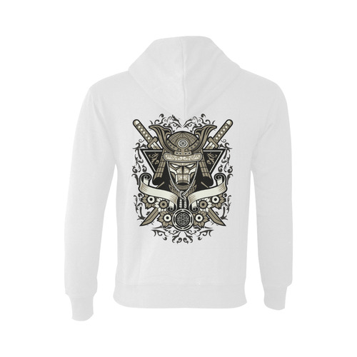 Samurai White Oceanus Hoodie Sweatshirt (NEW) (Model H03)