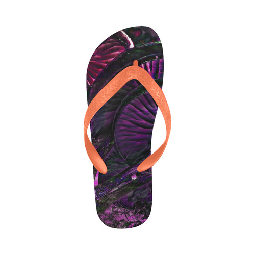 Shroom Art Flip Flops for Men/Women (Model 040)