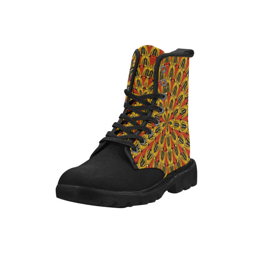 amazing Mandala 21 by JamColors Martin Boots for Women (Black) (Model 1203H)