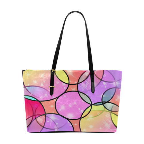 Round Pattern by Popart Lover Euramerican Tote Bag/Large (Model 1656)