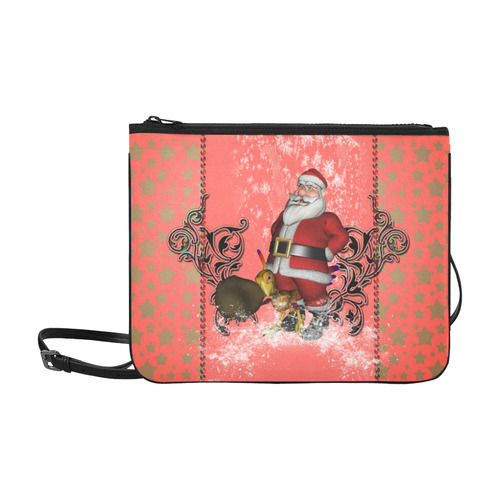 Santa claus with helper, phoenix Slim Clutch Bag (Model 1668)