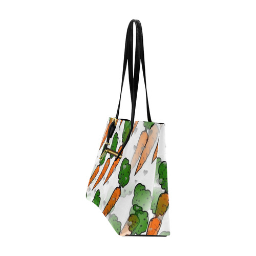 Carrot Popart by NIco Bielow Euramerican Tote Bag/Large (Model 1656)