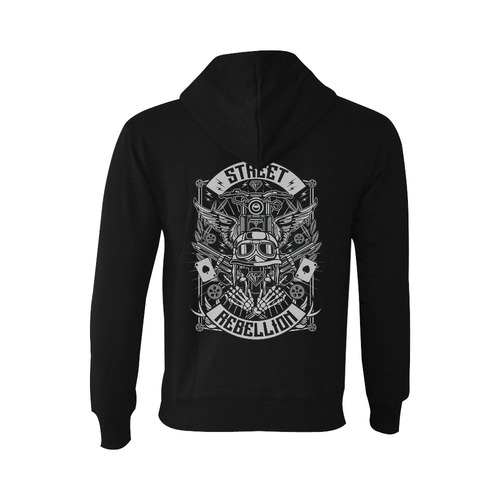Street Rebellion Black Oceanus Hoodie Sweatshirt (NEW) (Model H03)