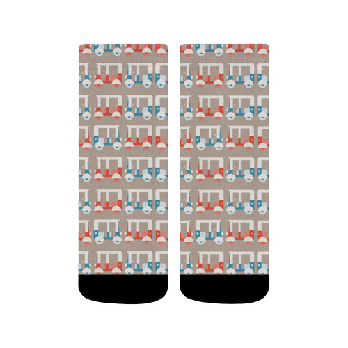 vehicle pattern Quarter Socks