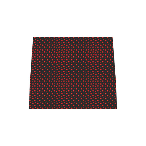 Rambunctious Red Polka Dots on Midnight Black Boston Handbag (Model 1621)