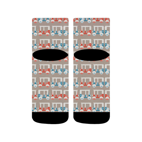 vehicle pattern Quarter Socks