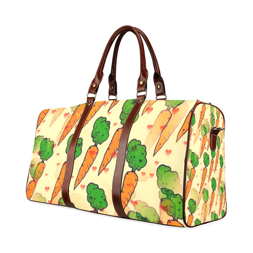 Carrot Popart by NIco Bielow Waterproof Travel Bag/Small (Model 1639)