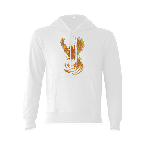 Phoenix Rising White Oceanus Hoodie Sweatshirt (NEW) (Model H03)