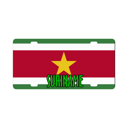 Suriname license plate Classic License Plate