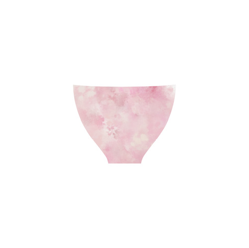 Pink rose fuscia batik look Custom Bikini Swimsuit (Model S01)