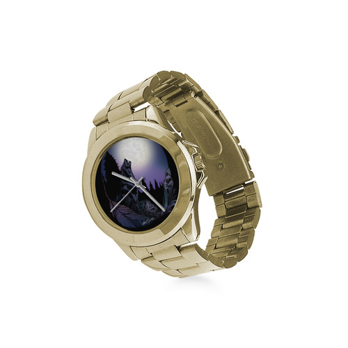 Howling Wolf Custom Gilt Watch(Model 101)