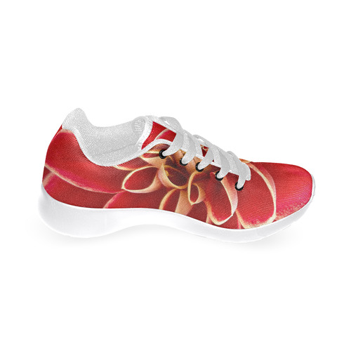 Red Petaled Shoes Women's Running Shoes/Large Size (Model 020)