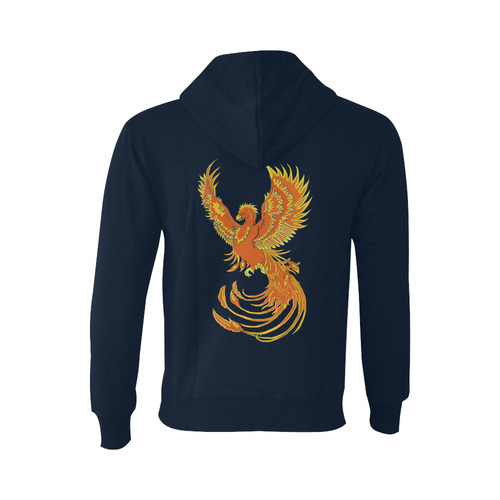 Phoenix Rising Dark Blue Oceanus Hoodie Sweatshirt (NEW) (Model H03)