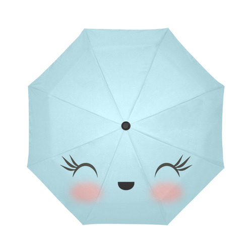 Kawaii Blue Sky Auto-Foldable Umbrella (Model U04)