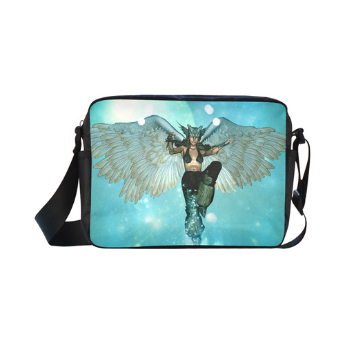 Wonderful angel in the sky Classic Cross-body Nylon Bags (Model 1632)