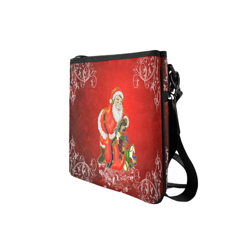 Cute toon Santa claus Slim Clutch Bag (Model 1668)