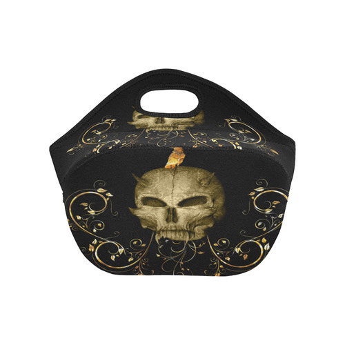 The golden skull Neoprene Lunch Bag/Small (Model 1669)