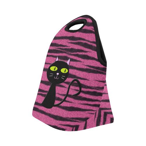 tiger kitty Neoprene Lunch Bag/Small (Model 1669)