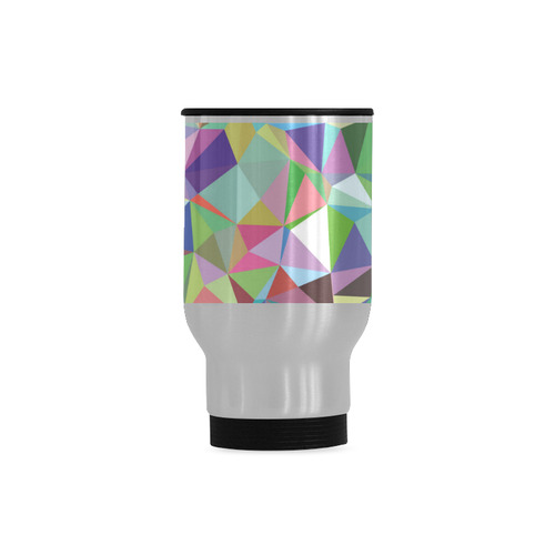 Mosaic Pattern 5 Travel Mug (Silver) (14 Oz)