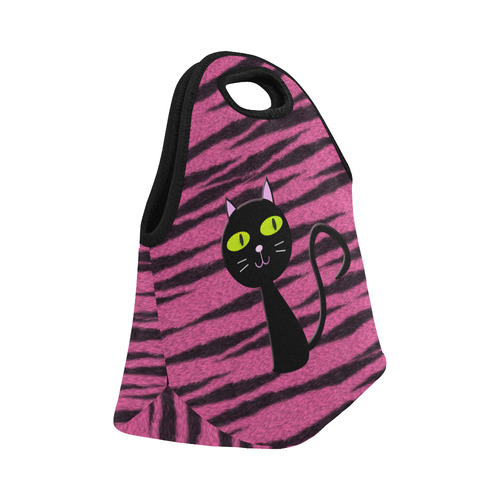 tiger kitty Neoprene Lunch Bag/Small (Model 1669)