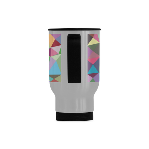 Mosaic Pattern 5 Travel Mug (Silver) (14 Oz)