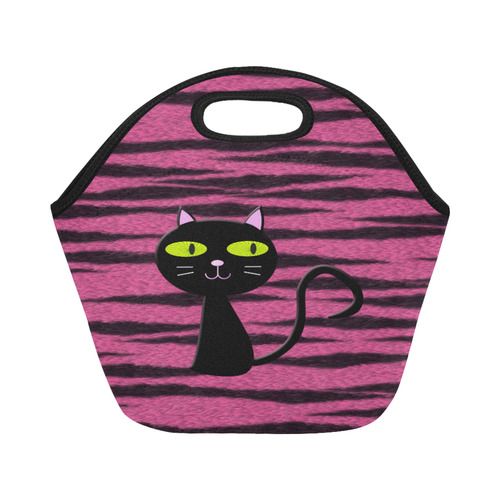 tiger kitty Neoprene Lunch Bag/Small (Model 1669)