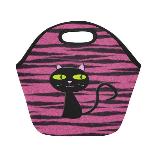 tiger kitty Neoprene Lunch Bag/Small (Model 1669)