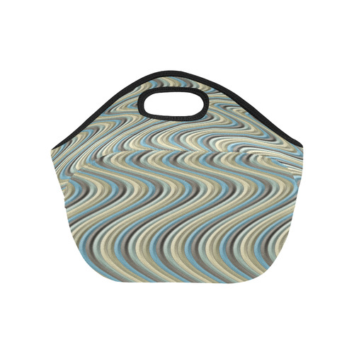 wavy fall Neoprene Lunch Bag/Small (Model 1669)