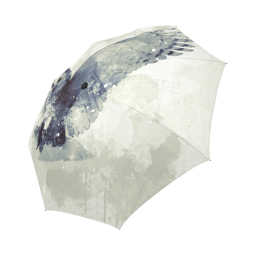 Wonderful owl, watercolor Auto-Foldable Umbrella (Model U04)