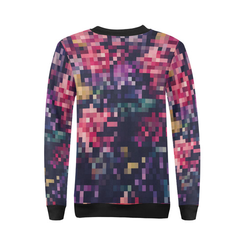 Mosaic Pattern 8 All Over Print Crewneck Sweatshirt for Women (Model H18)