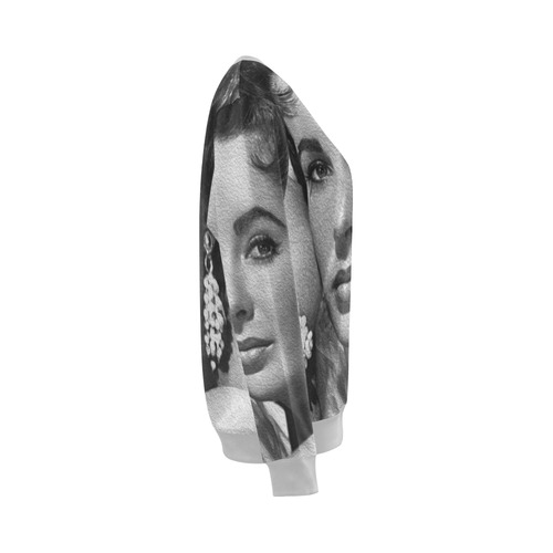 Great Actress Elizabeth Taylor All Over Print Crewneck Sweatshirt for Women (Model H18)